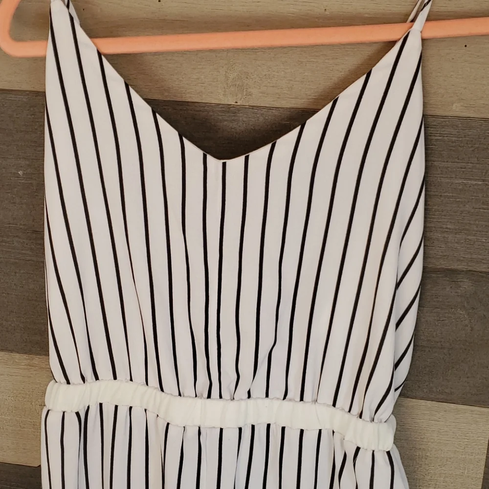 Very J Striped Jumpsuit - Picture 3 of 5